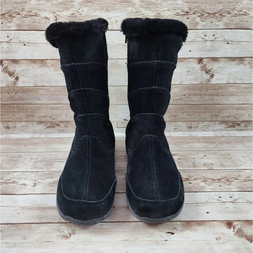 Merrell Jovilee Alp Women's Size 7 Waterproof Black Faux Fur Boots J227319C